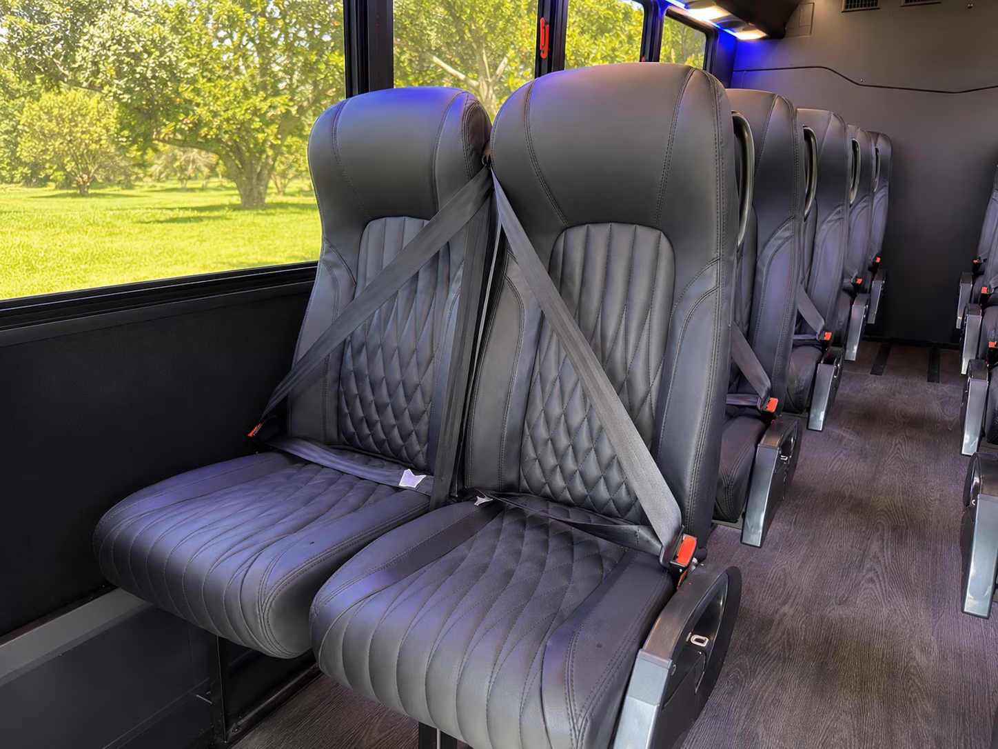 corona professional employee shuttle bus rentals in corona