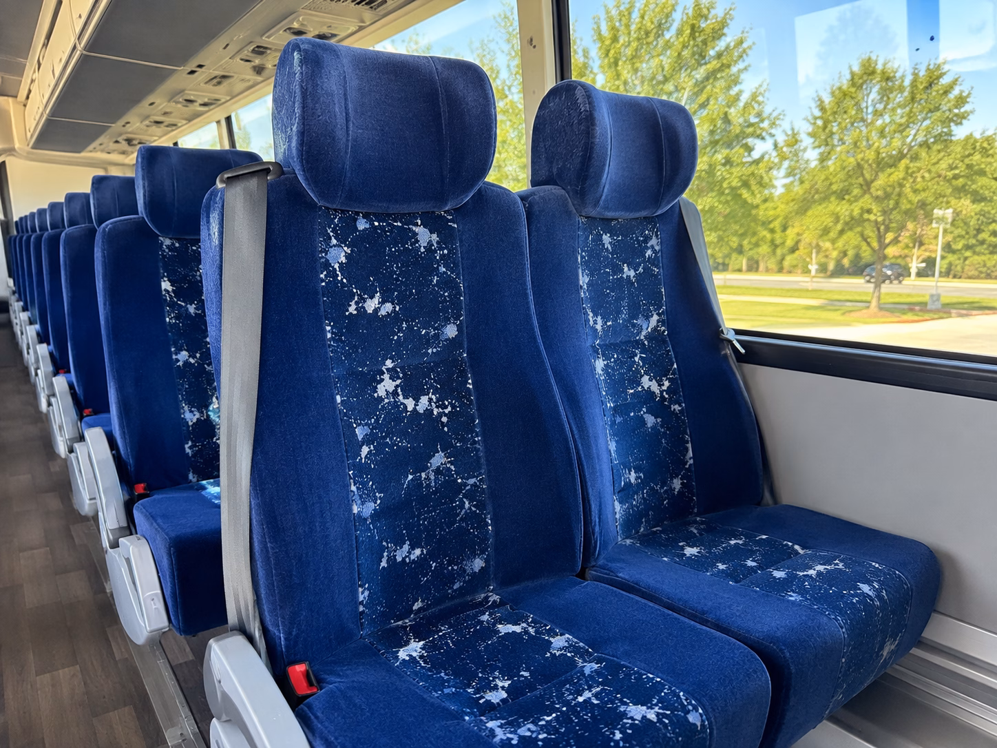 placentia charter bus rental inside